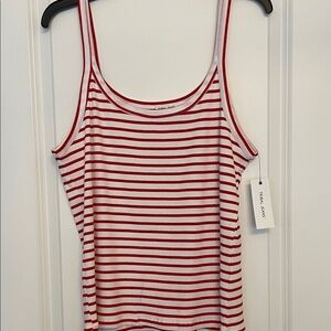 Bay Berry Stripe tank by Tribal in size extra large